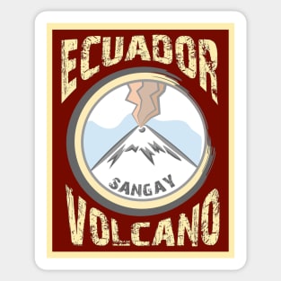 Volcán Sangay Ecuador Sticker